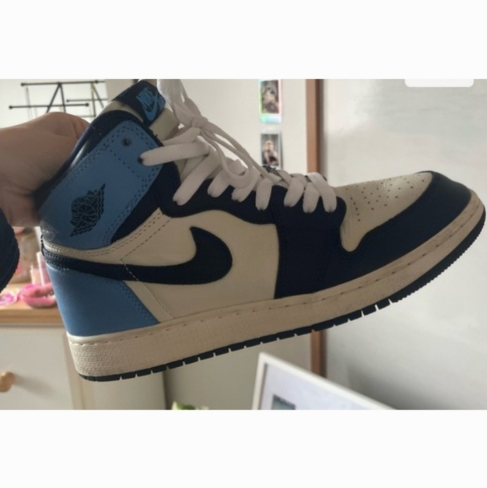 Nike Air Jordan 1 Retro High Obsidian Sneakers - Size 7
